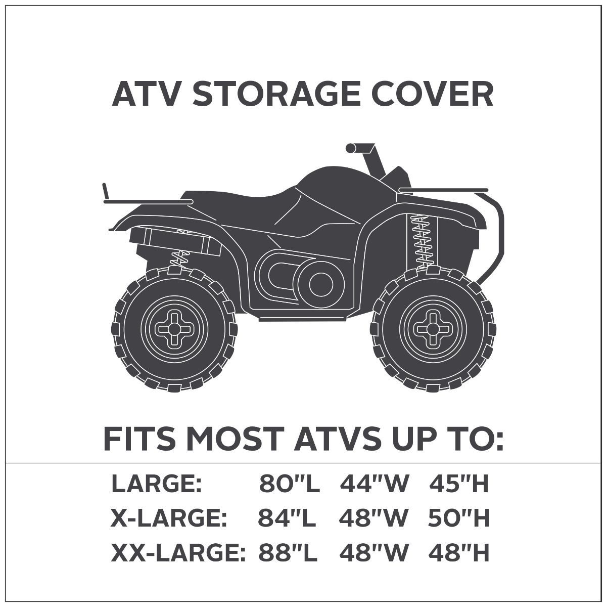 Quad Bike ATV Quad Bike Storage Cover - Olive