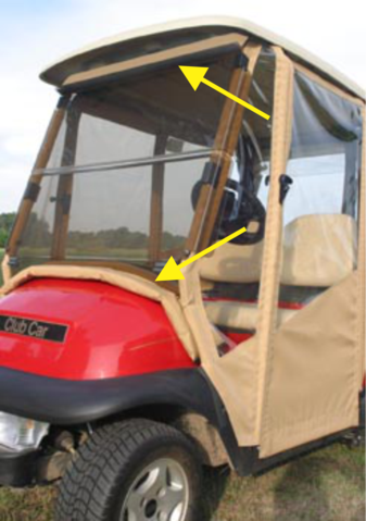 Doorworks Golf Buggy WindSeal Kit
