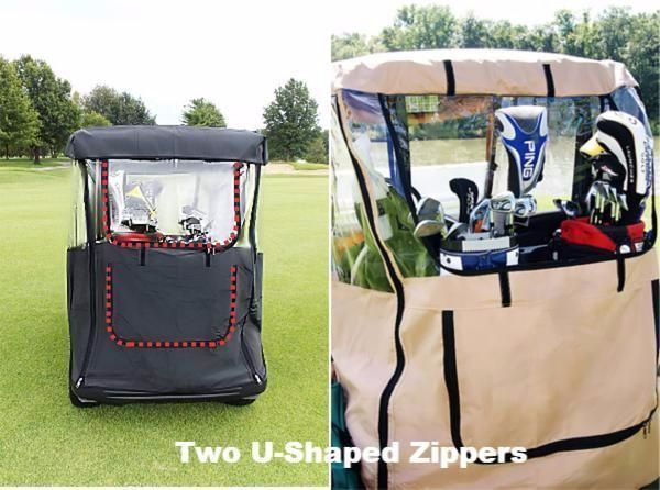 Doorworks 3-Sided Golf Buggy Enclosure Cover Golf-Style (Custom Fit)