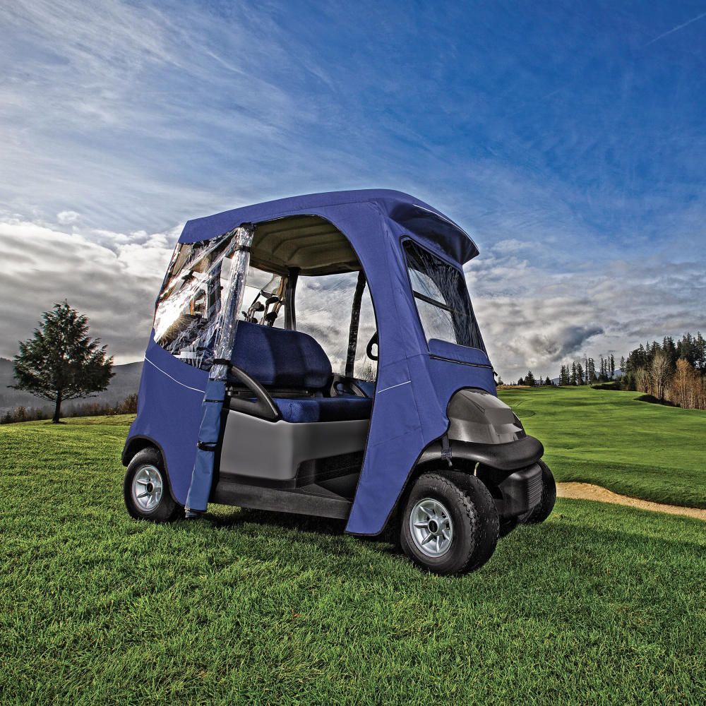 Fairway Travel Golf Buggy Car Enclosure Short Roof Navy CLEARANCE