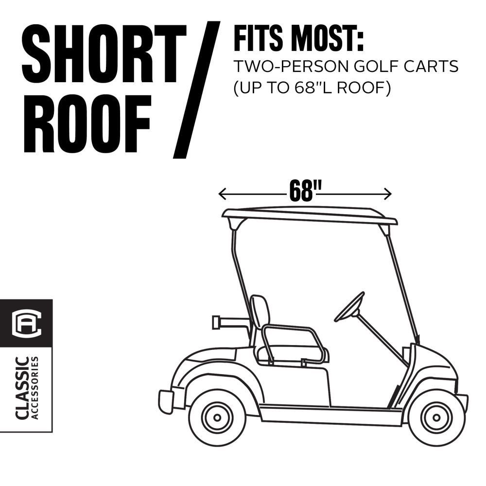 Fairway Travel Golf Buggy Car Enclosure Short Roof Navy CLEARANCE