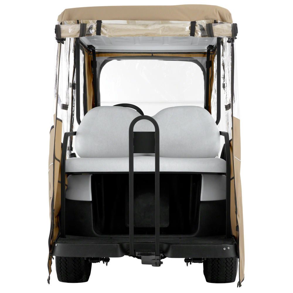Fairway Deluxe Golf Buggy Enclosure Extra Long Roof Khaki 
