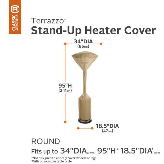 Terrazzo Patio Heater Cover