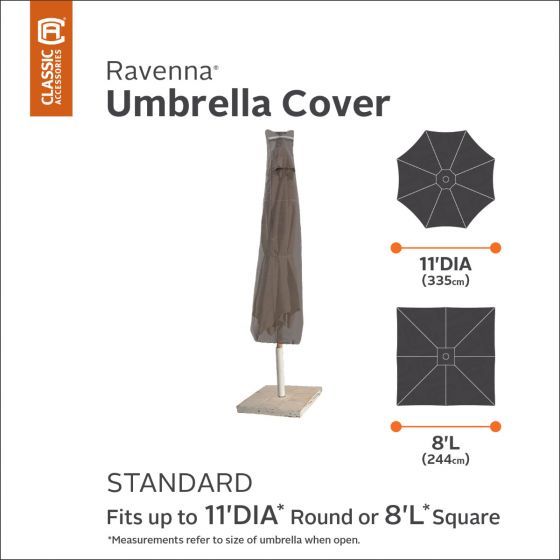 Ravenna Patio Garden Parasol Umbrella Cover