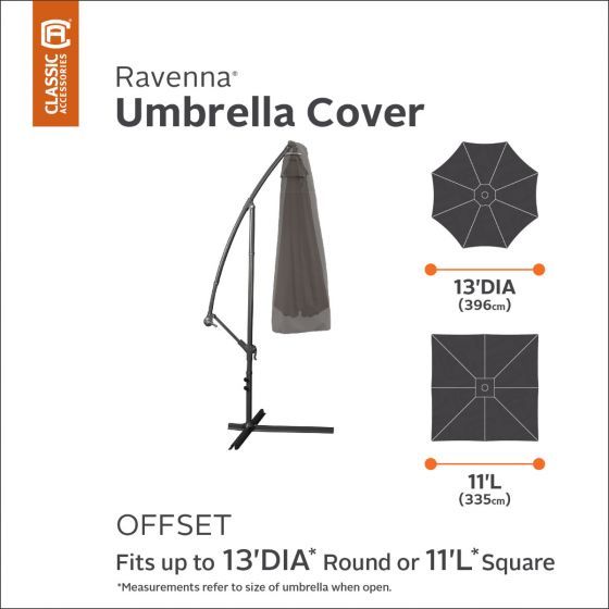 Ravenna Offset Patio Garden Parasol Umbrella Cover