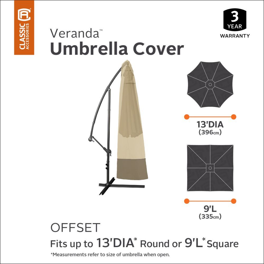 Veranda Offset Patio Umbrella Parasol Cover