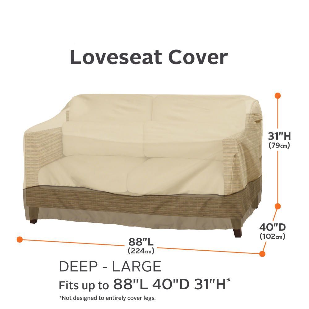 Veranda Deep Bench / Patio Sofa Cover- Large CLEARANCE