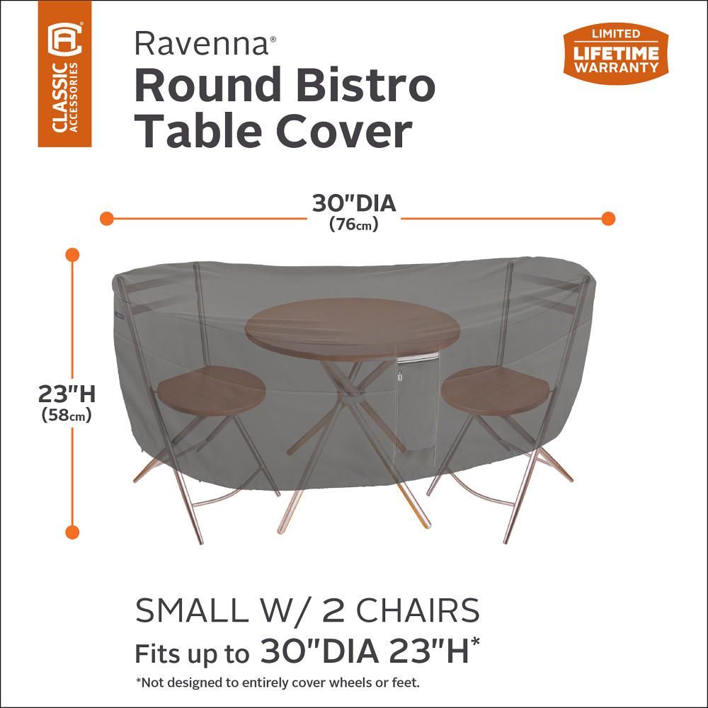 Ravenna Patio Bistro Table & Chair Set Cover - Small