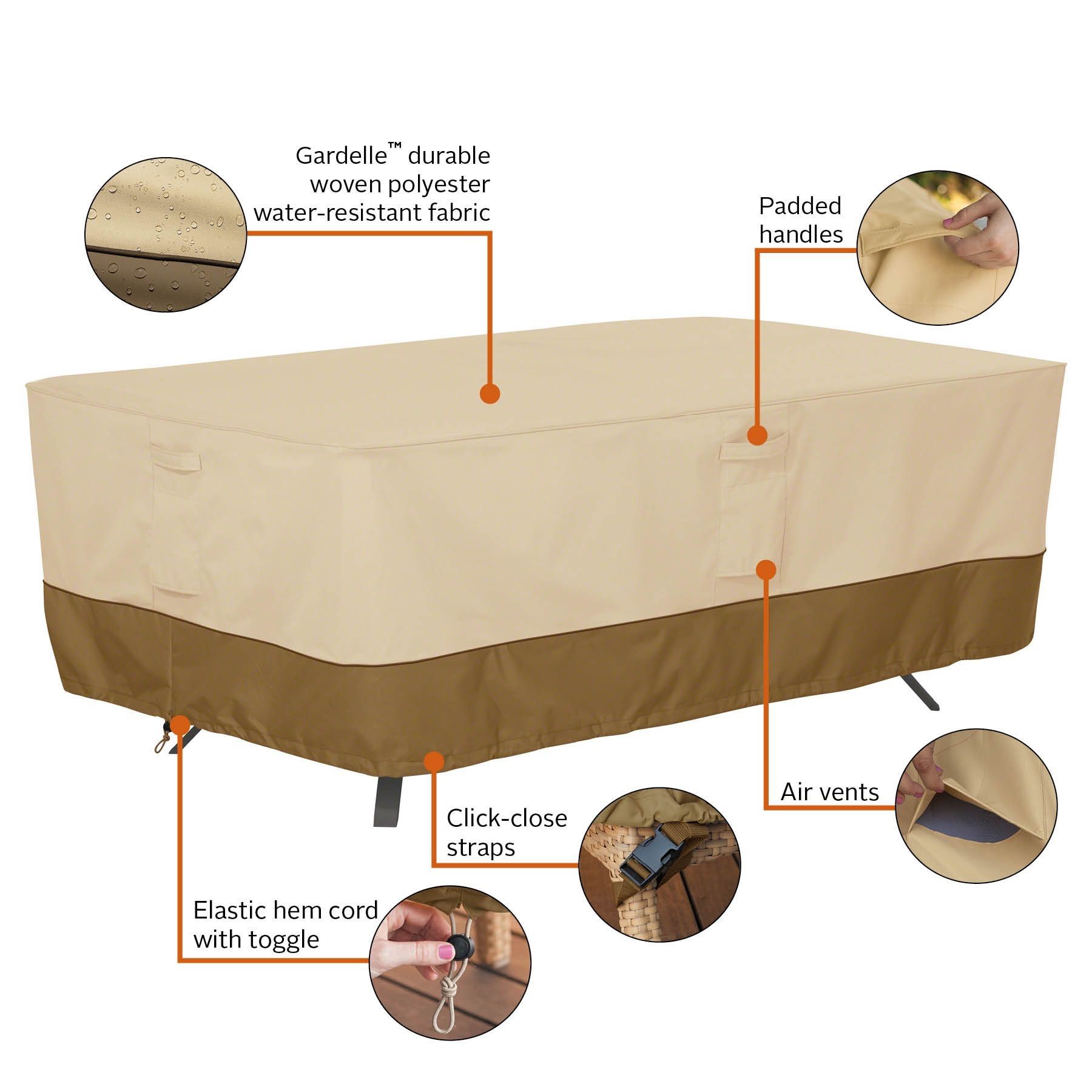 Veranda Rectangular/Oval Patio Table Cover
