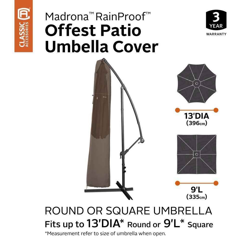 Madrona RainProof Offset Patio Umbrella Cover
