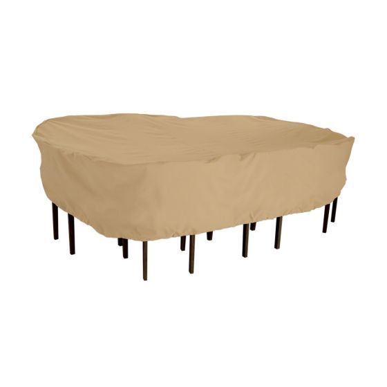 Terrazzo Patio Table & Chair Set Cover (Oval / Round)