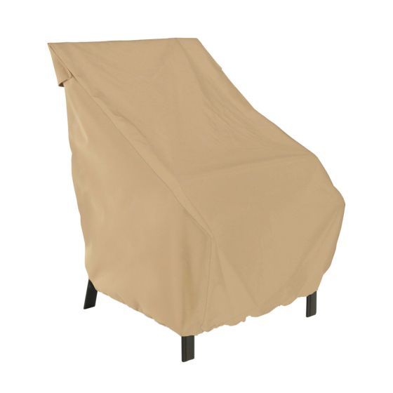 Terrazzo Patio Chair Cover - All Weather Protection Outdoor Furniture Cover - High Back