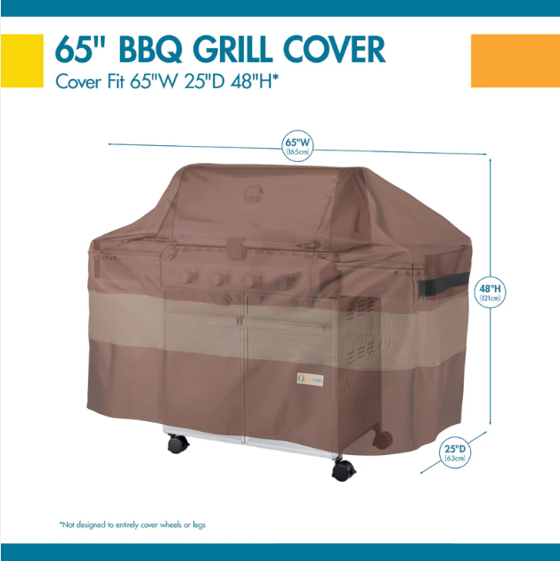 Duck Covers® Ultimate Waterproof BBQ Grill Cover 65 Inch