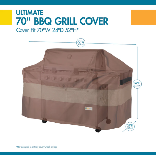 Duck Covers® Ultimate Waterproof BBQ Grill Cover 70 Inch