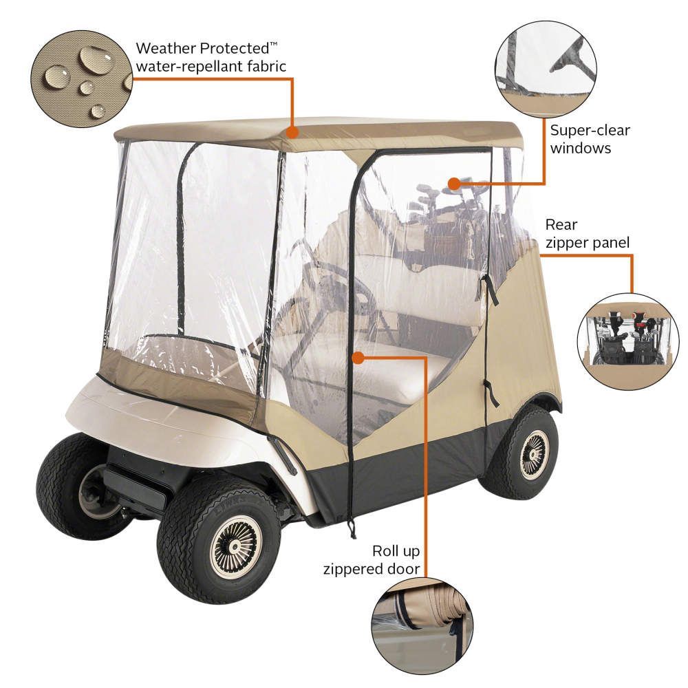 Fairway 4 Sided Golf Buggy Cart Enclosure Cover (Universal)