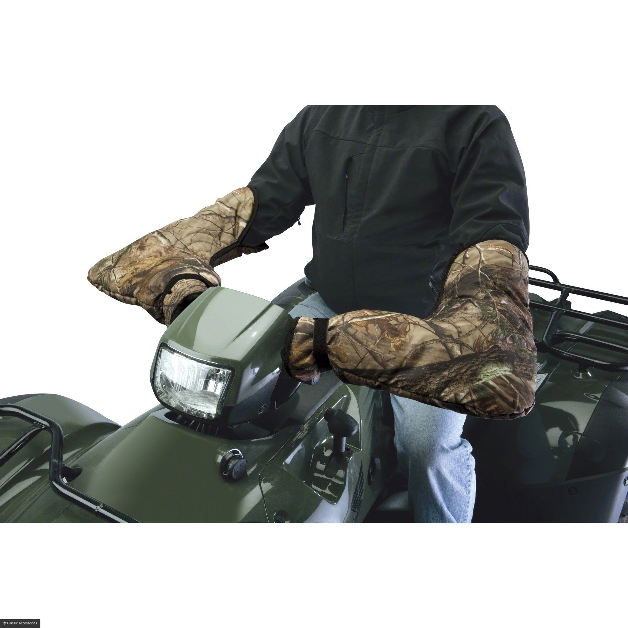 ATV Quad Bike Mitts Black 