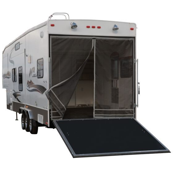 RV Toy Hauler Screen -Fiberglass or Aluminum Frame