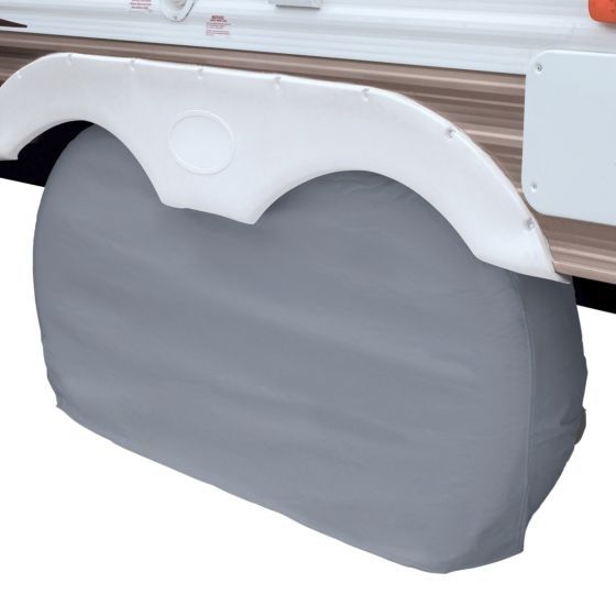Twin Axle Caravan Wheel Covers