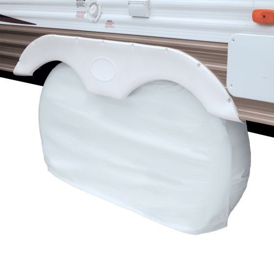 Twin Axle Caravan Wheel Covers
