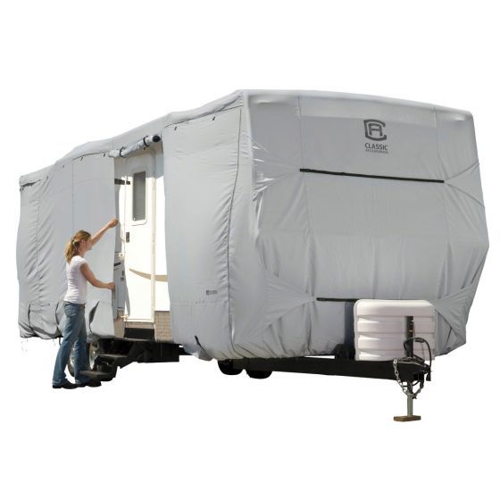 PermaPRO Deluxe Travel Trailer Large Caravan Cover, Fits 24' - 27' - Lightweight - Model 4