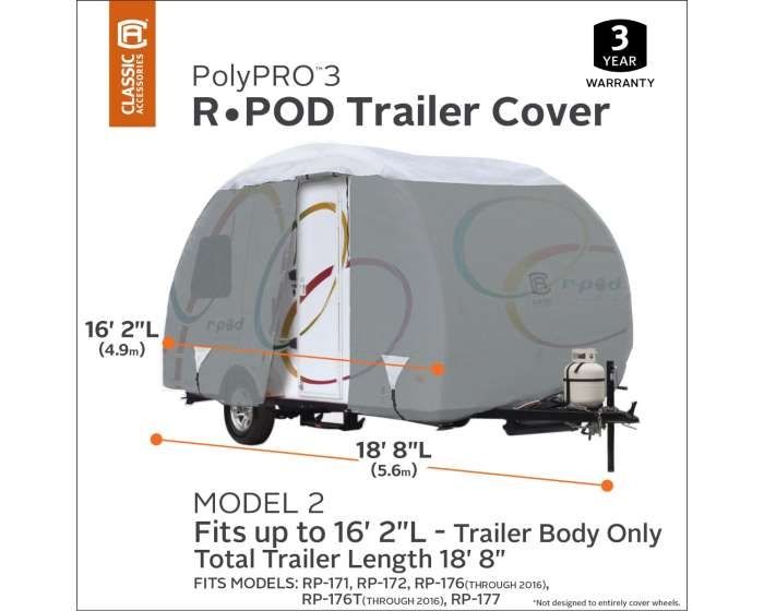 POLYPRO 3 Deluxe R-POD Caravan Cover
