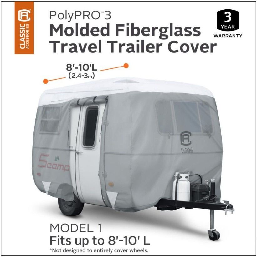 PolyPRO 3 Small Caravan Cover, Fits 8' - 10', 6.6ft Wide - Model 1