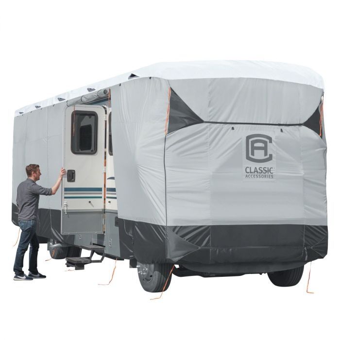 SkyShield Deluxe Class A Motorhome RV Cover with Tyvek Roof