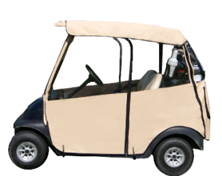Doorworks 3-Sided Golf Buggy Enclosure Cover Golf-Style (Custom Fit)