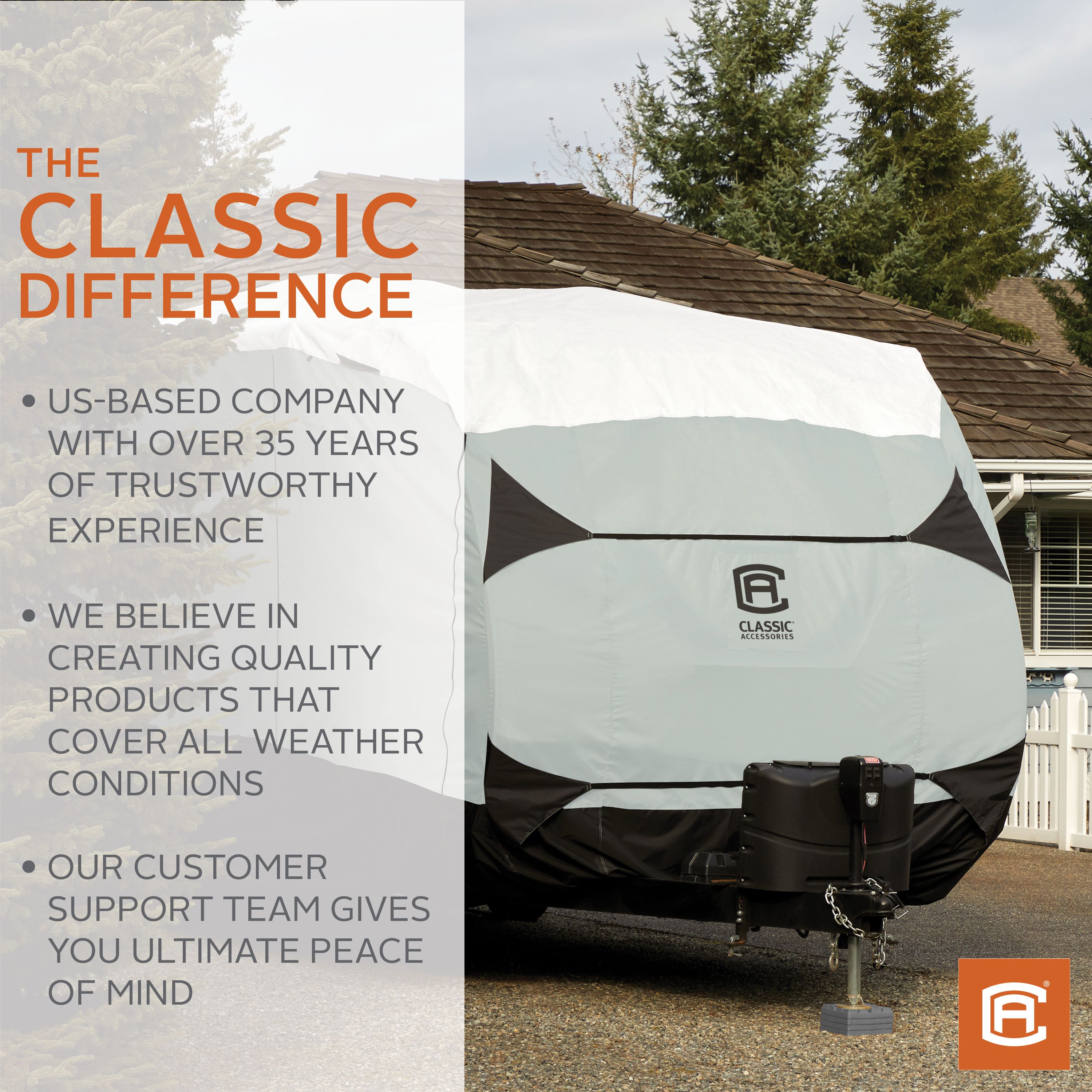 SkyShield Folding Trailer Tent Cover, Fits 8' - 10'L x 88"W, Model 1