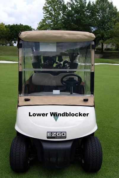 Doorworks 3-Sided Golf Buggy Enclosure Cover Golf-Style (Custom Fit)