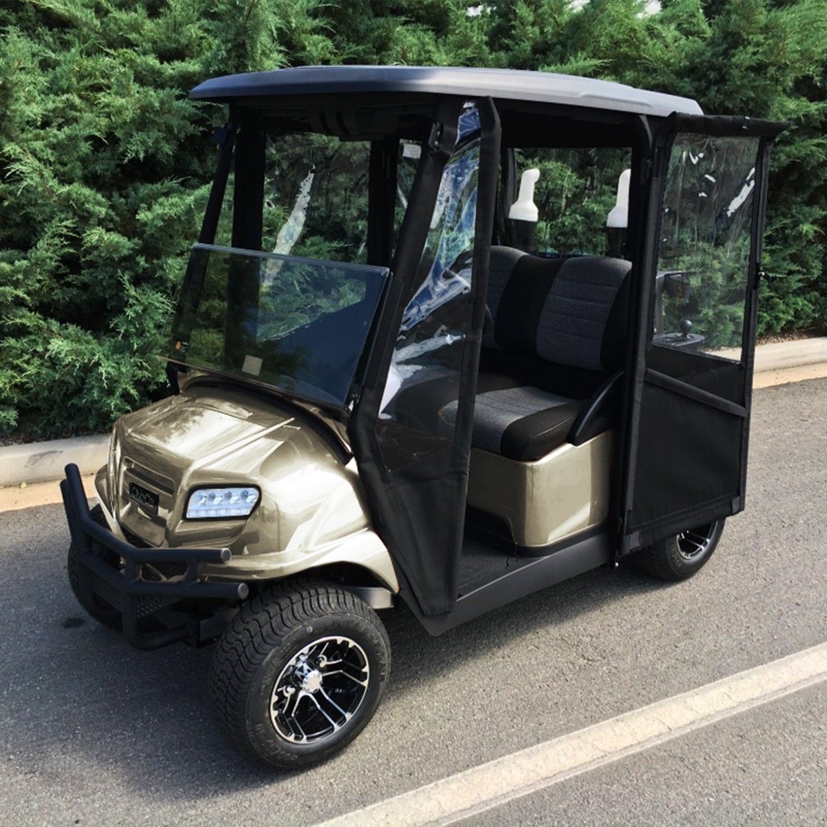 DoorWorks 2 Passenger Hinged Door Enclosure Cover for Golf Buggy Cart