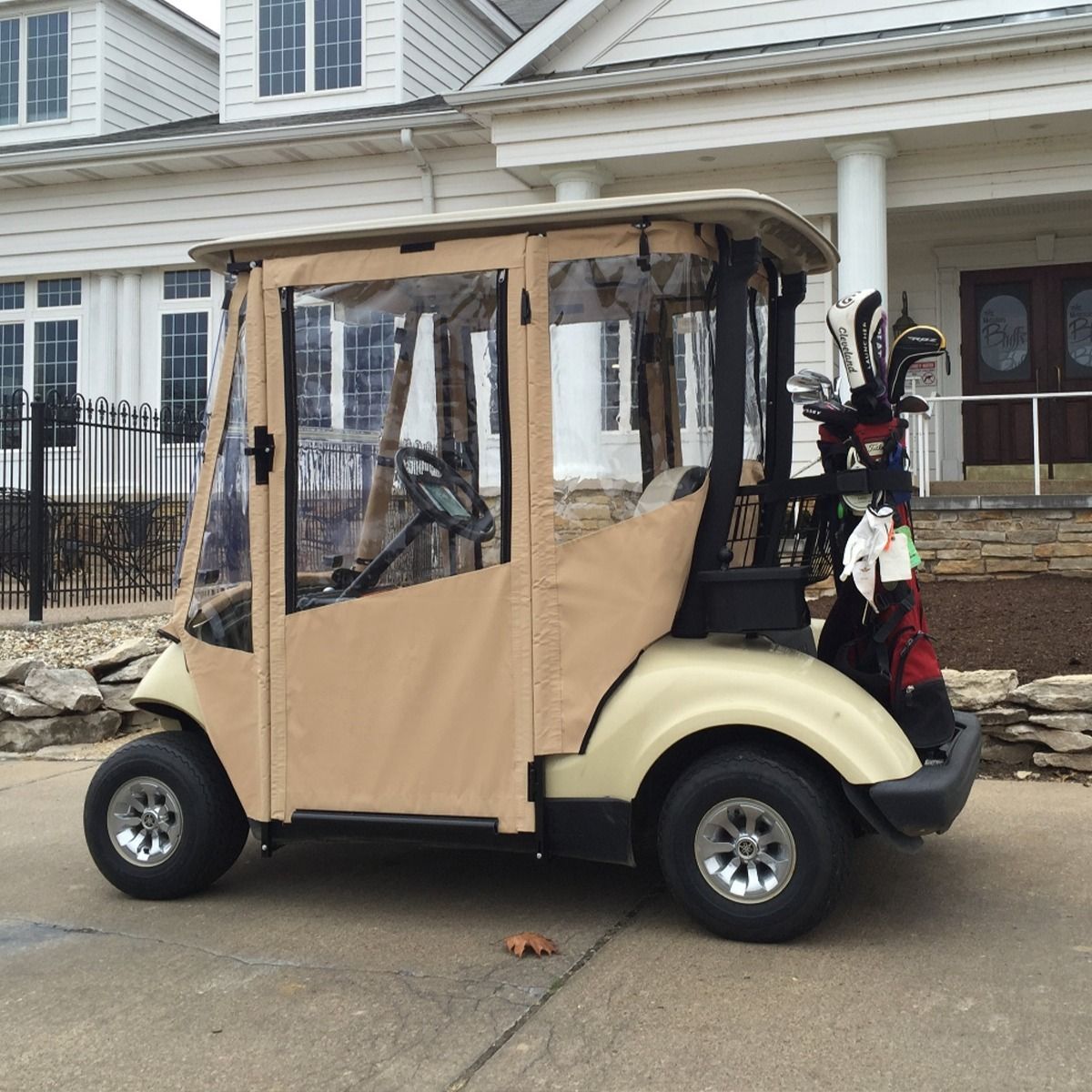 DoorWorks 2 Passenger Hinged Door Enclosure Cover for Golf Buggy Cart