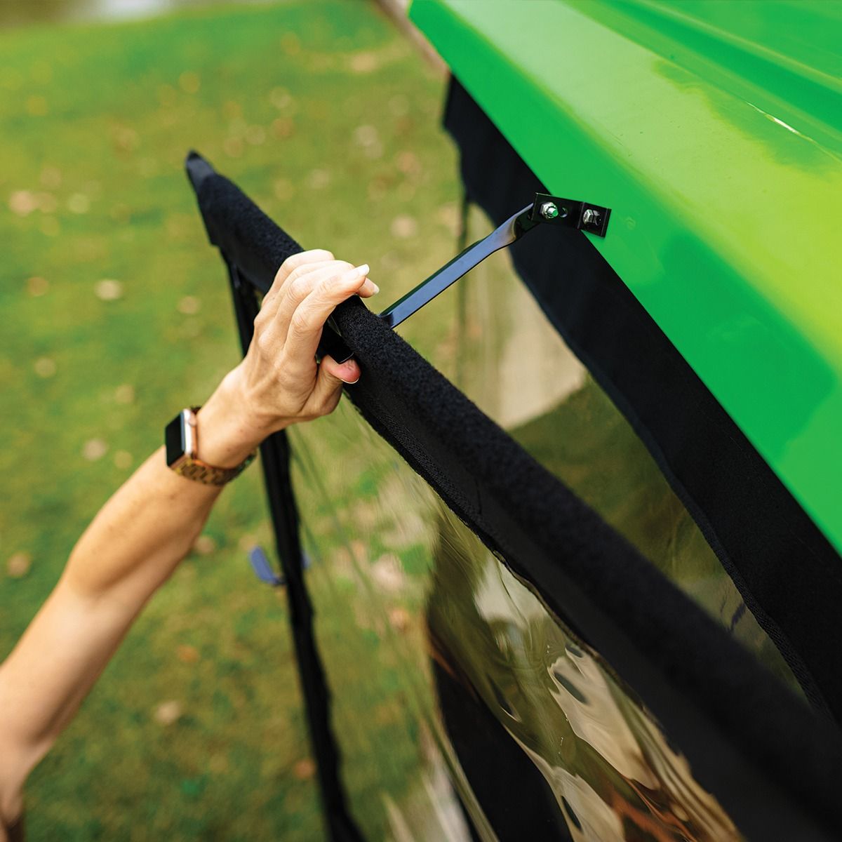 DoorWorks 2 Passenger Hinged Door Enclosure Cover for Golf Buggy Cart
