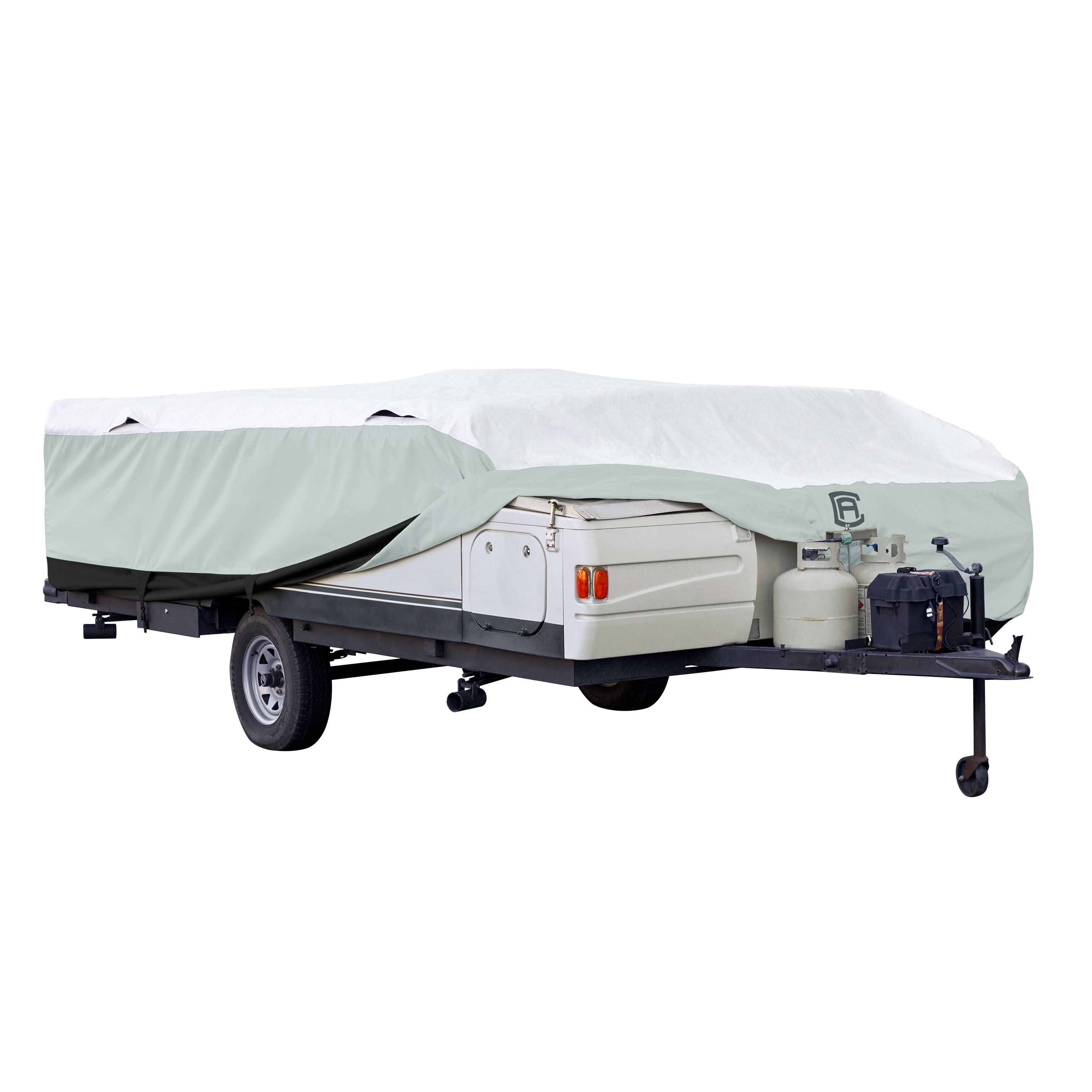SkyShield Folding Trailer Tent Cover, Fits 8' - 10'L x 88"W, Model 1