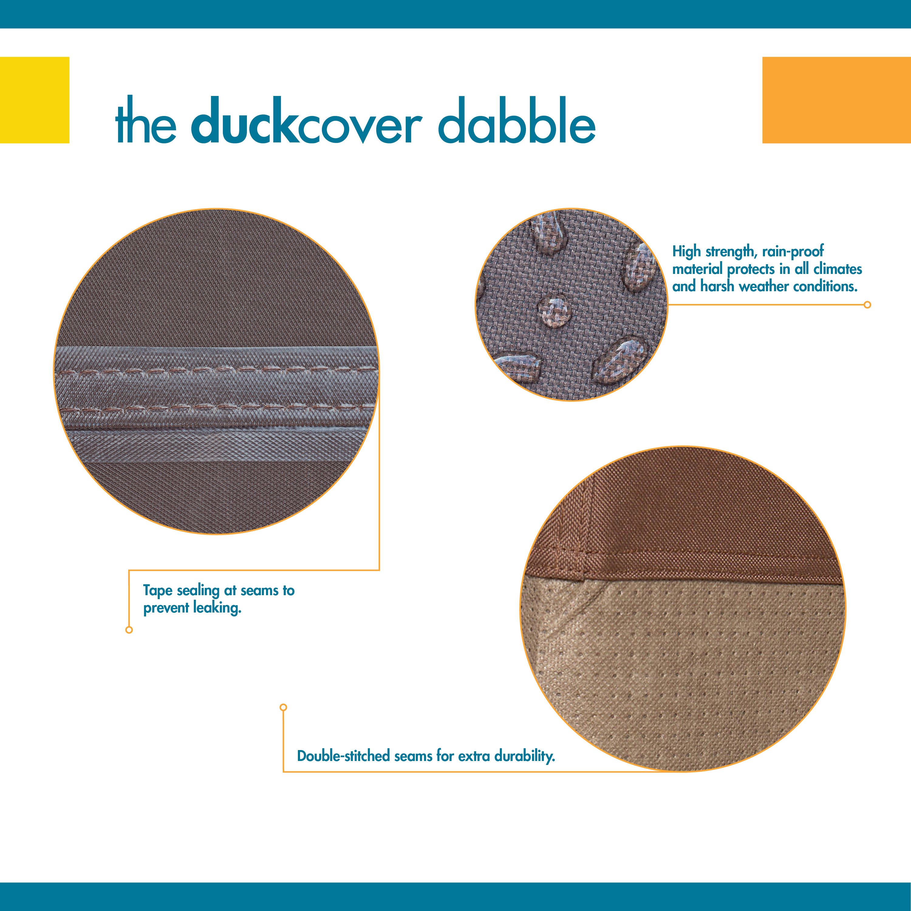 Duck Covers Ultimate 40 Inch Square Garden Patio Table Cover