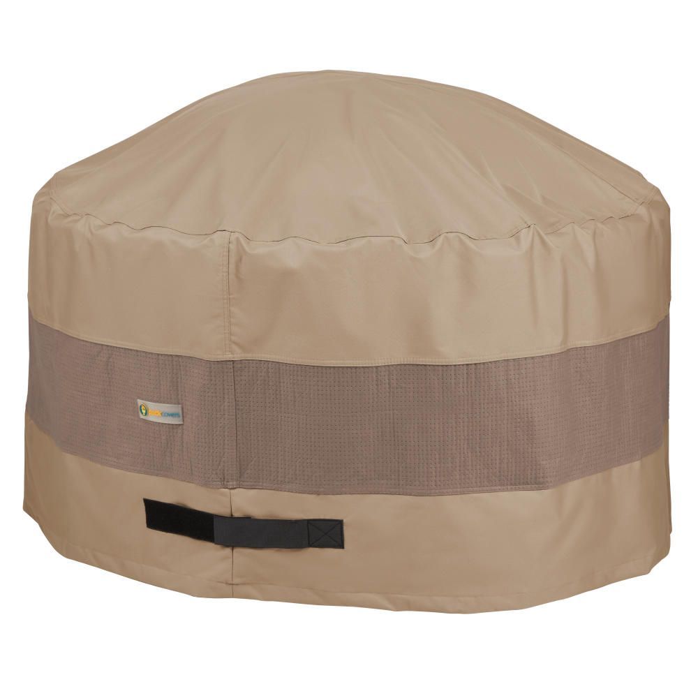 Duck Covers Elegant Round Fire Pit Cover, 34 Inch