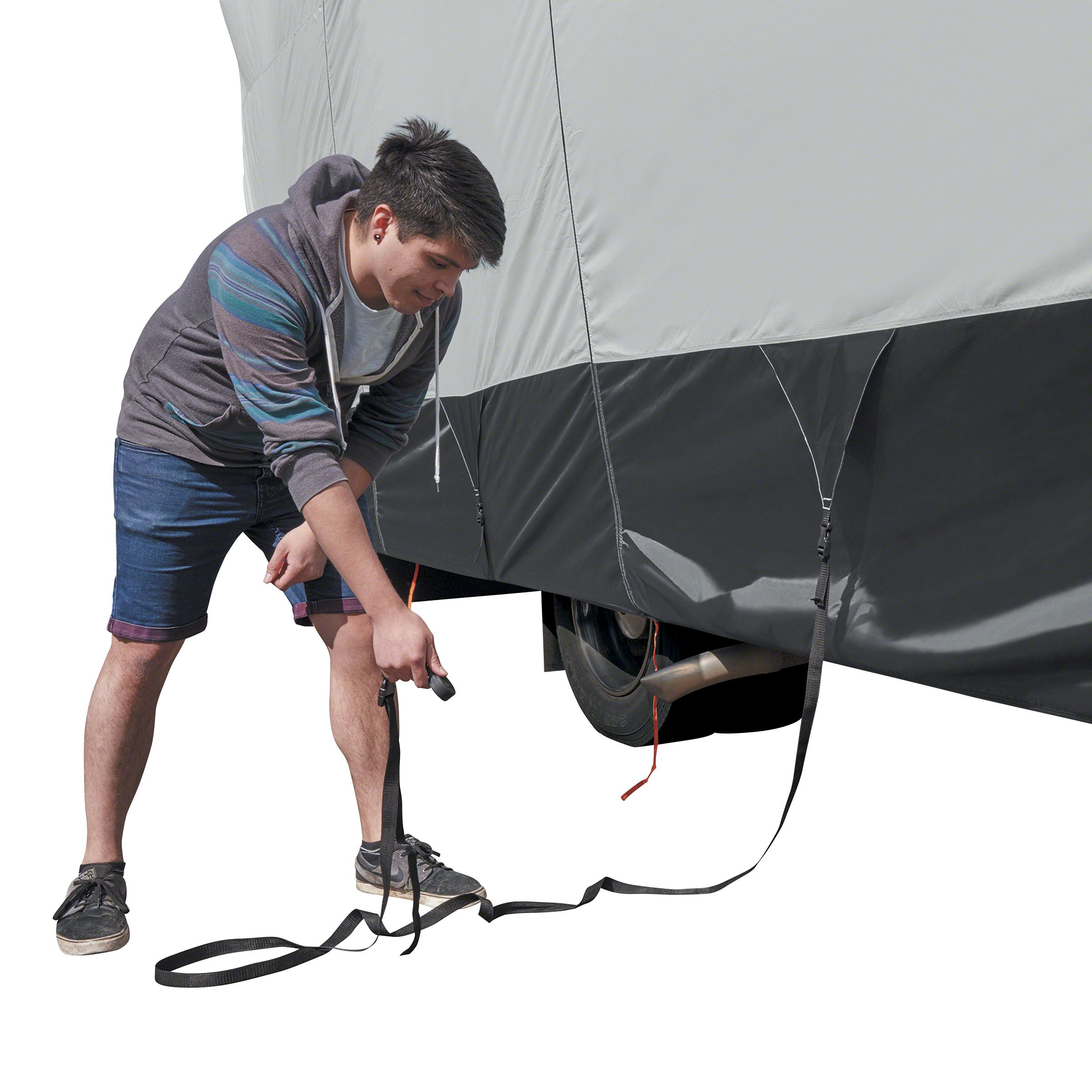 SkyShield Folding Trailer Tent Cover, Fits 8' - 10'L x 88"W, Model 1