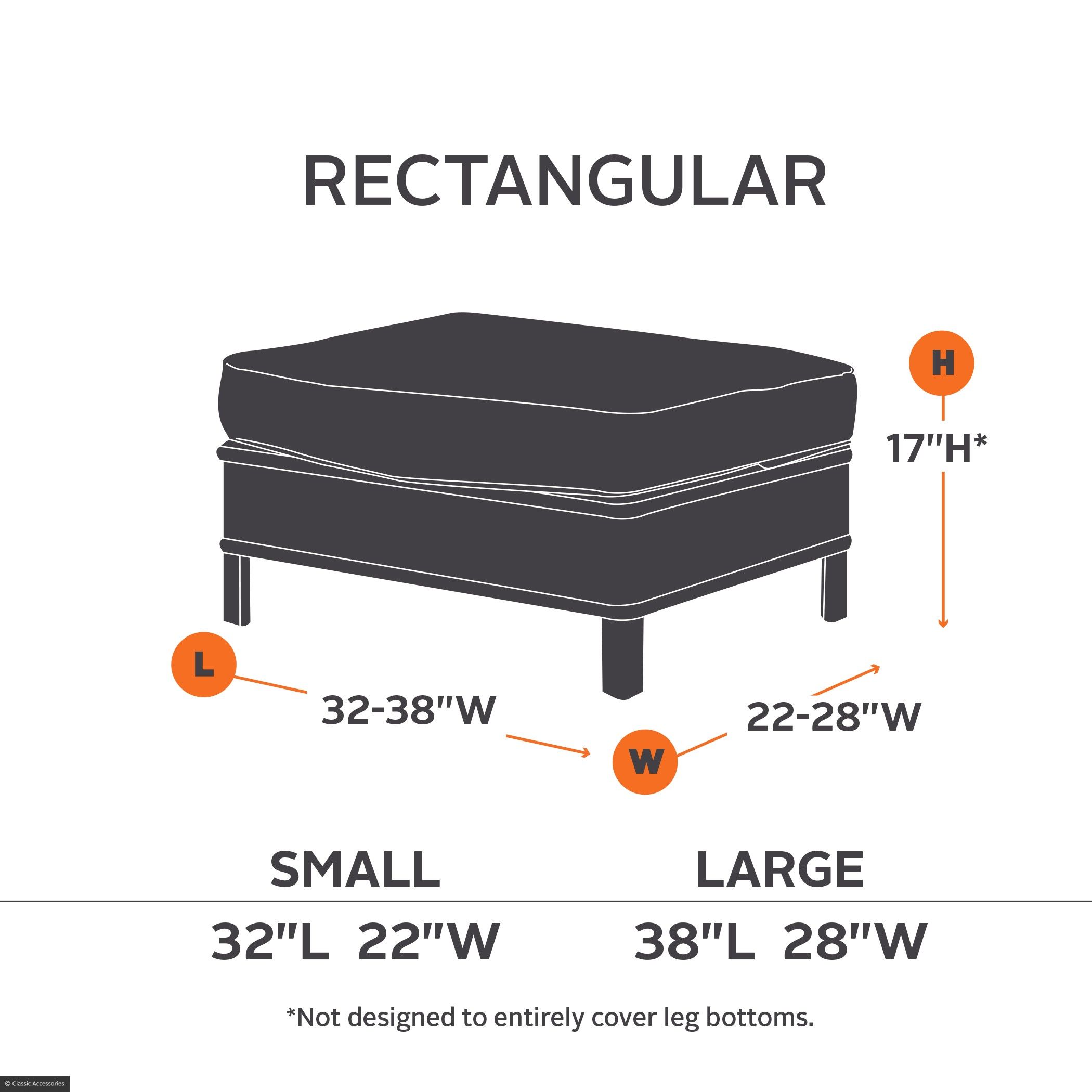Ravenna Patio Side Table Cover Rectangle
