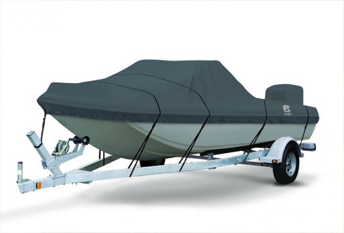 StormPro Tri-Hull Outboard Boat Cover