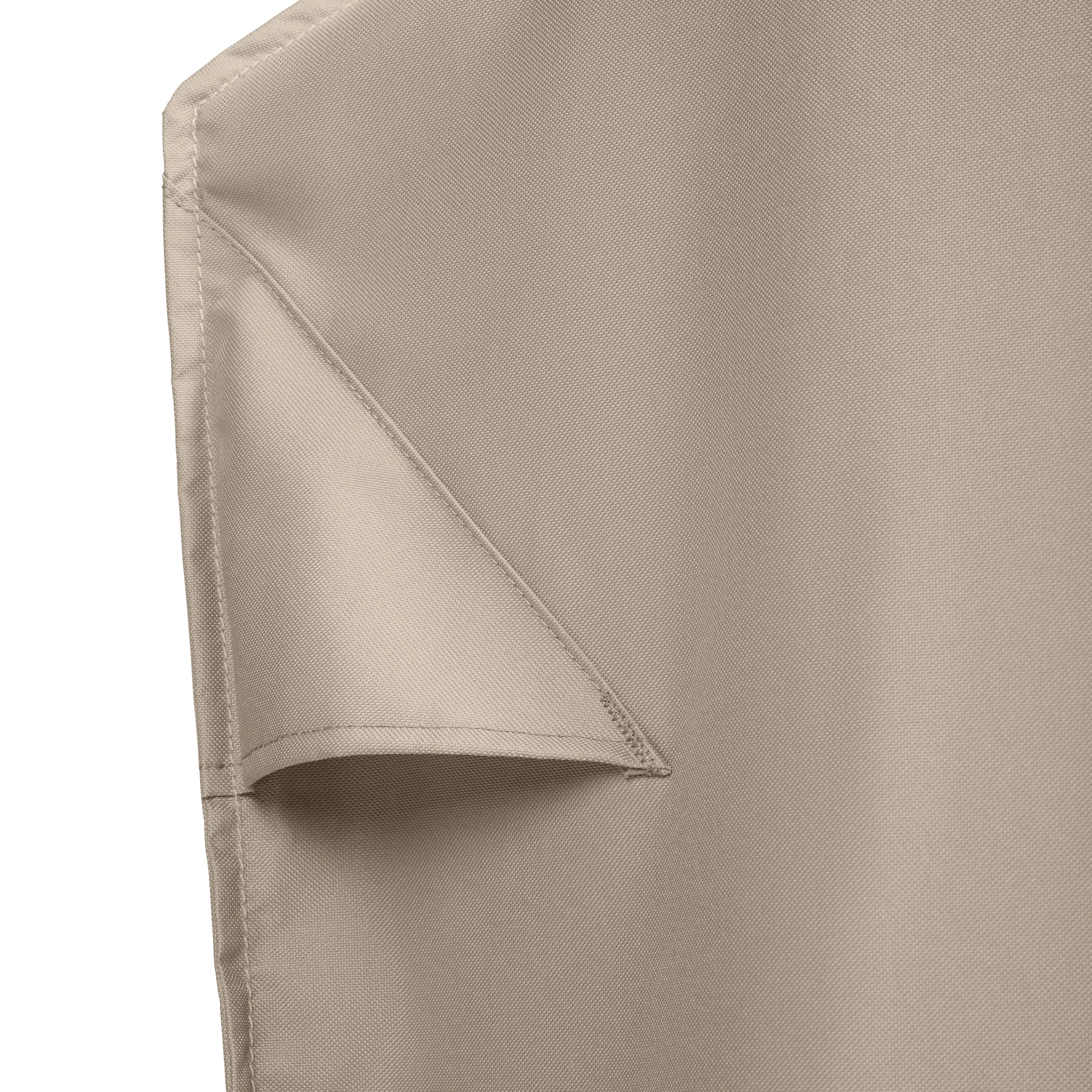 Storigami 100 Inch Easy Fold Patio V-Shaped Sectional Lounge Set Cover, Goat Tan