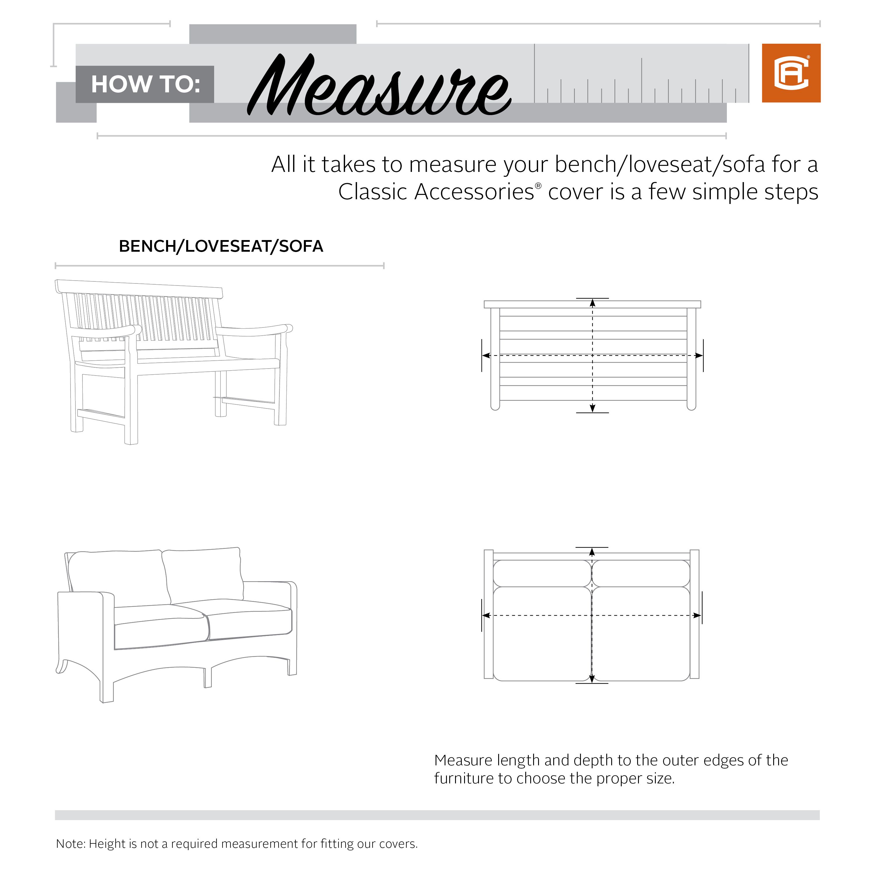 Storigami 58 Inch Easy Fold Loveseat Sofa Cover, Monument Grey