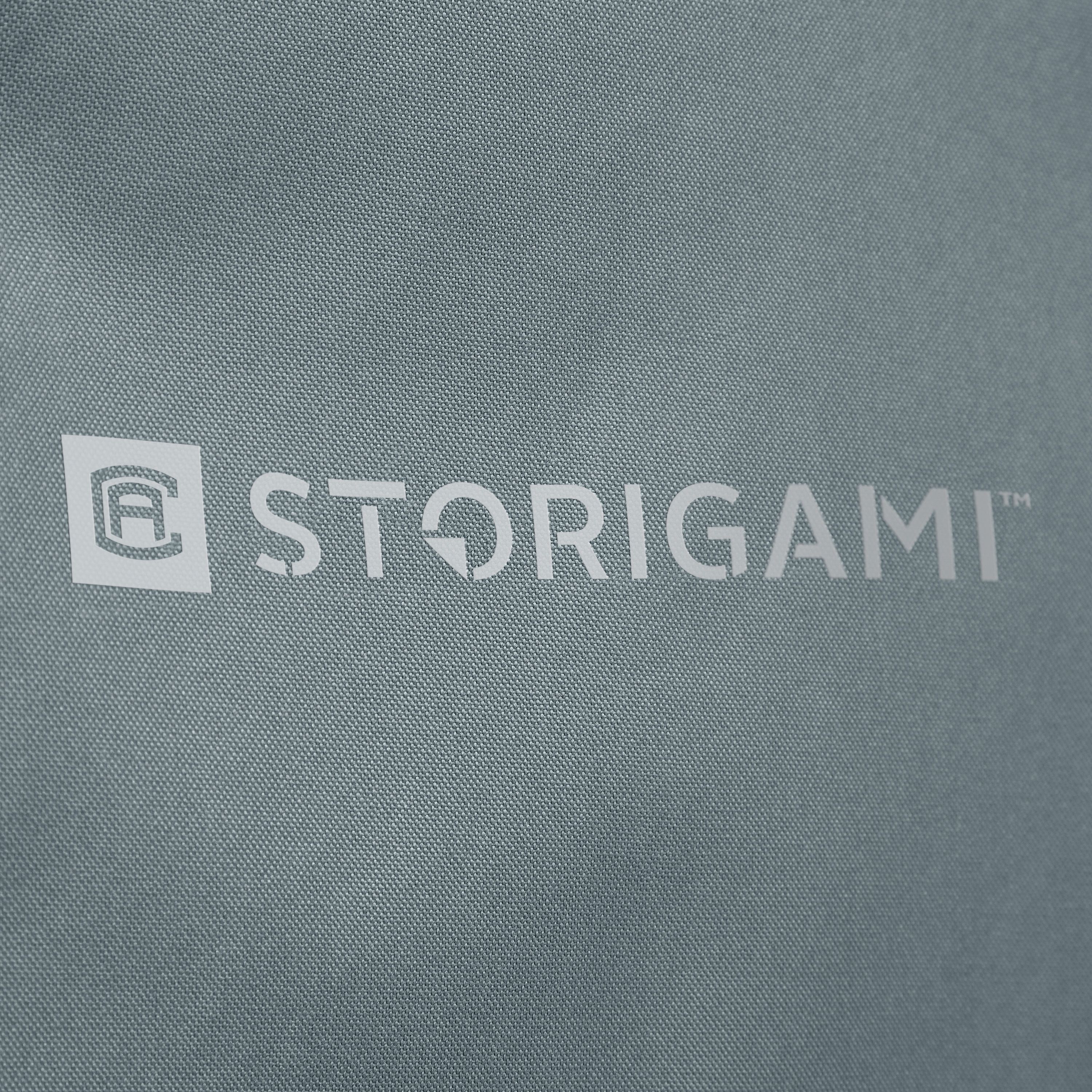 Storigami 36 Inch Easy Fold Lounge Chair Cover, Monument Grey